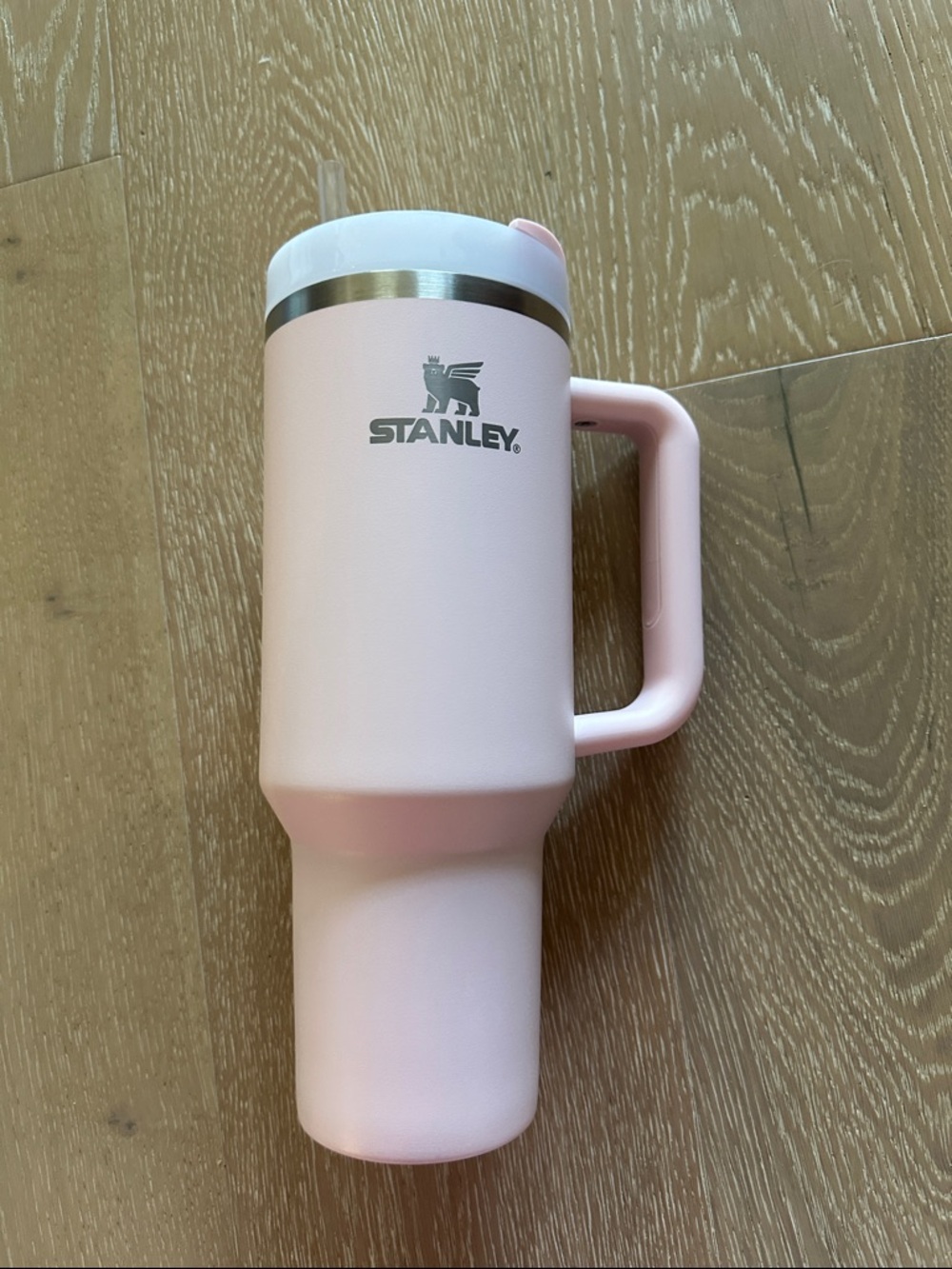 Stanley 40 oz Powder Pink Insulated Mug with Handle